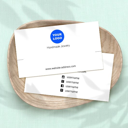 Écran de bracelet blanc de logo personnalisé