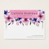 Écran de bracelet floral à aquarelle (Devant)