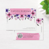 Écran de bracelet floral à aquarelle (Bureau)