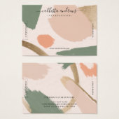 Écran de bracelet or aux tons Abstraits modernes (Devant & derrière)