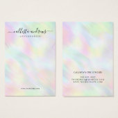 Écran de collier Arc-en-ciel Pastel moderne (Devant & derrière)