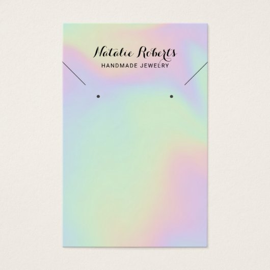 Écran de collier de bijoux holographique (Devant)