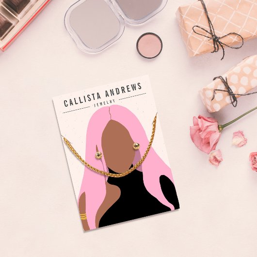 Écran de collier de la fille rose de Bohême Terre