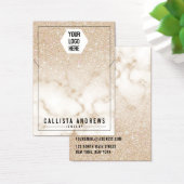 Écran de collier de logo Ombre en marbre Parties s (Bureau)