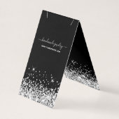 Écran de collier de Parties scintillant noir et ar (Front)