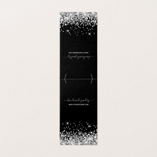 Écran de collier de Parties scintillant noir et ar (Outside Unfolded)