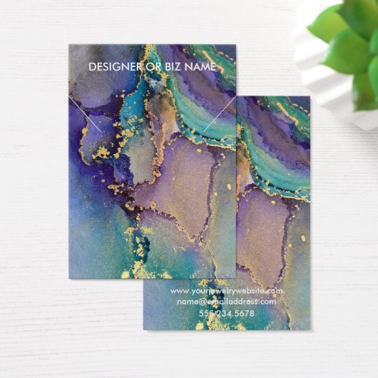 Écran de collier d'or liquide multicolore (Bureau)