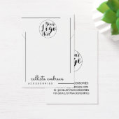 Écran de collier noir blanc du logo du script de b (Bureau)