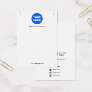 Écran de collier Pendentif personnalisé blanc Ajou