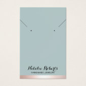 Écran de collier rose Gold Border Jewelry (Devant)