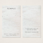 Écran de collier simple en bois blanc (Devant & derrière)