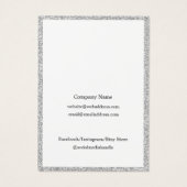 Écran de collier simple Logo d'entreprise Argent (Dos)