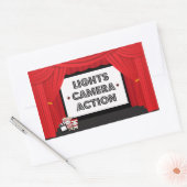 Écran de film et rideau autocollants de fête d'ann (Enveloppe)