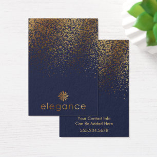 Écran de garde de minuit Logo Gold Confetti