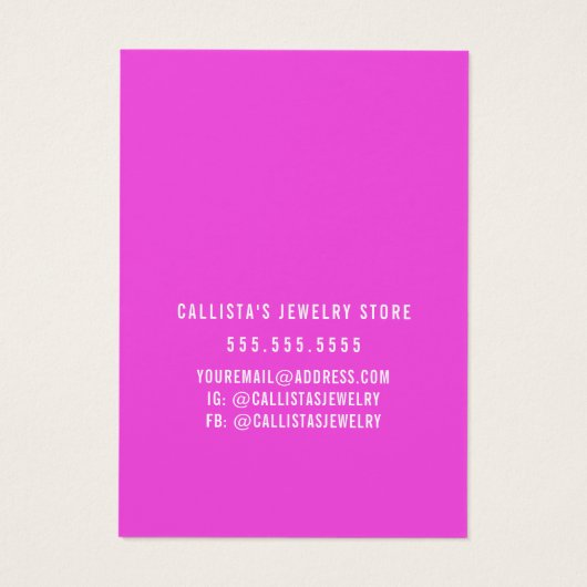 Écran de logo Porte - clé rose-jaune (Dos)