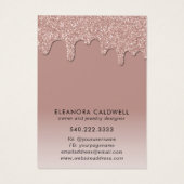 Écran de marque rose Monogramme Or Clip à cheveux (Dos)