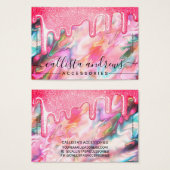 Écran de Parties scintillant de perle de corail Op (Devant & derrière)