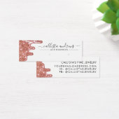 Écran de Parties scintillant rose Gold Chunky (Bureau)