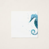 Écran d'écoute | Cute Blue Sea Horse (Dos)