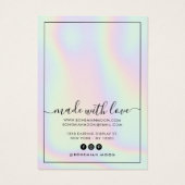 Écran d'écoute de script holographique moderne (Dos)