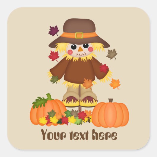 Écran d'épouvantail personnalisable autocollant de (Devant)