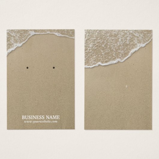 Écran d'été Plage d'eau et de sable (Devant & derrière)