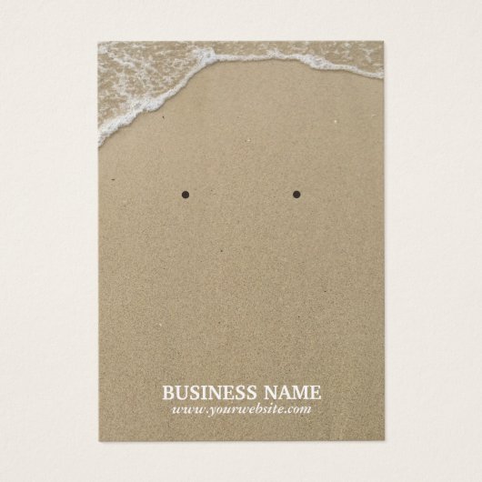 Écran d'été Plage d'eau et de sable (Devant)