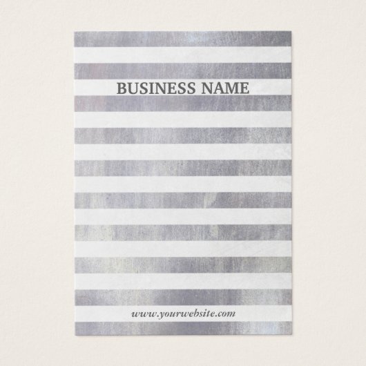 Écran d'oreille à bandes d'argent moderne (Devant)