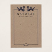 Écran d'oreille à cônes de pin rustique (Devant)