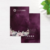 Écran d'oreille à logo personnalisé rose pourpre (Bureau)