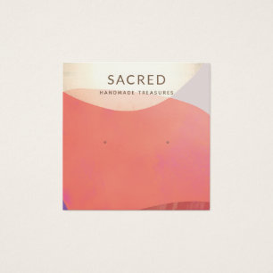 Écran d'oreille Abstrait en terre cuite