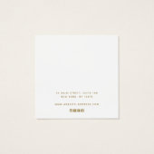 Écran d'oreille Abstrait en terre cuite (Dos)