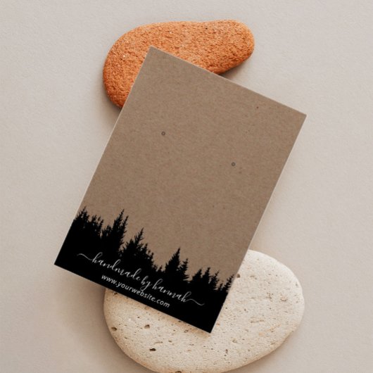 Écran d'oreille artisanal Rustique Kraft Forest