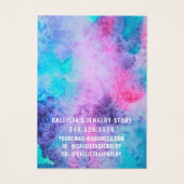 Écran d'oreille bleu rose salé (Dos)