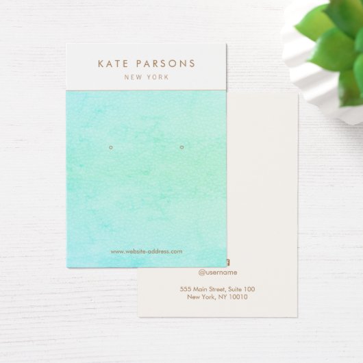 Écran d'oreille bleu turquoise Aqua (Bureau)