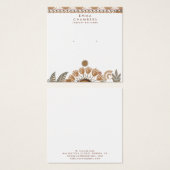 Écran d'oreille Boho Terracotta (Devant & derrière)