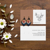 Écran d'oreille Brown logo blanc Sienna minimal