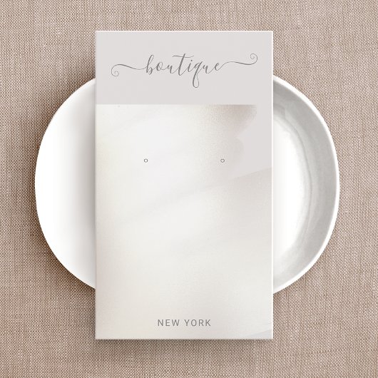 Écran d'oreille couleur argent du script de signat