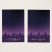 Écran d'oreille de couleur violet (Devant & derrière)