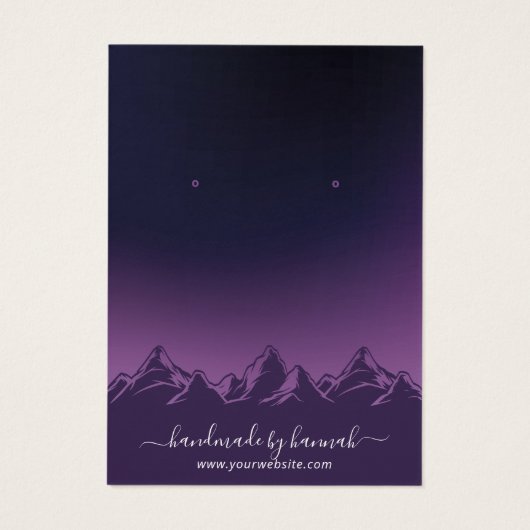 Écran d'oreille de couleur violet (Dos)