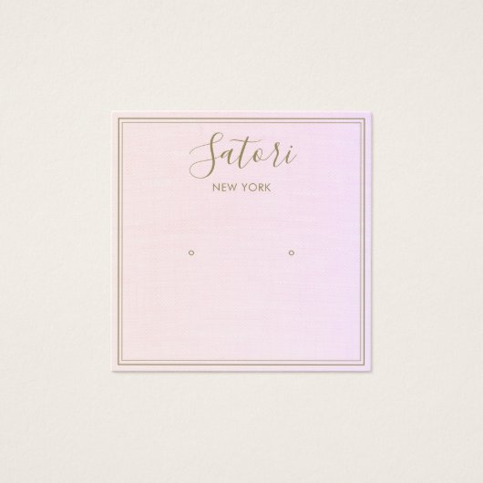 Écran D'Oreille De L'Ombre Rose Subtil (Devant)