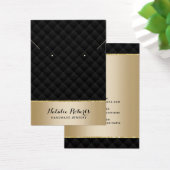 Écran d'oreille de luxe Black & Gold Jewelry (Bureau)