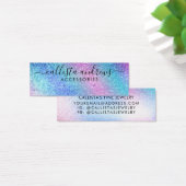 Écran d'oreille de Parties scintillant bleu violet (Bureau)