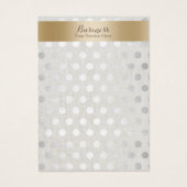 Écran d'oreille Dots Or et Argent Lin Classy (Devant)