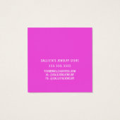 Écran d'oreille du logo floral rose d'été (Dos)