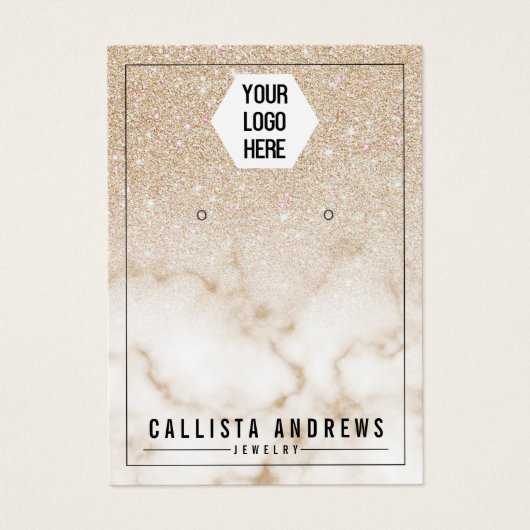 Écran d'oreille du logo Ombre en marbre Parties sc (Devant)