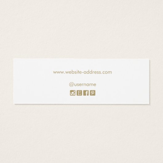 Écran d'oreille du script de signature blanc (Dos)