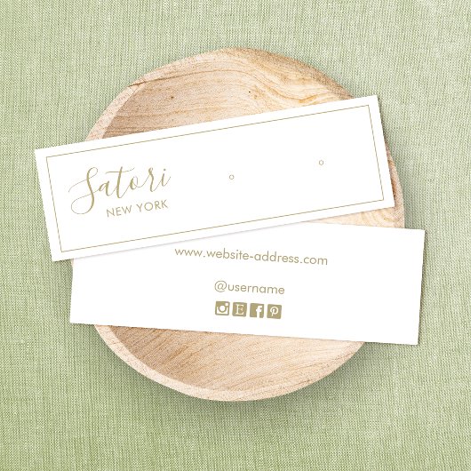 Écran d'oreille du script de signature blanc