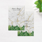 Écran d'oreille en marbre d'or tropical (Bureau)