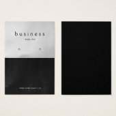 Écran d'oreille en noir et platine (Devant & derrière)